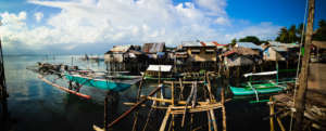The homes of the Badjao community