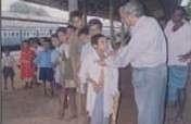 Alternative school for railway platform children