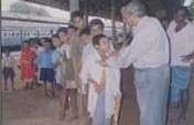 Alternative school for railway platform children