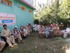 Meeting with male community on the rights of women