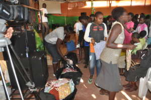 Distribution of menstrual supplies