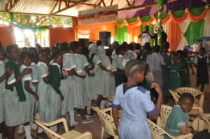 Distribution of menstrual supplies