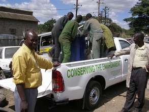 Transporting the oil