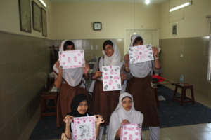 Few of our trainees display their designs
