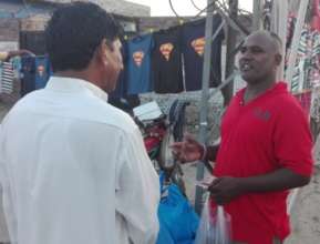 Imran was able to develop his clothing business