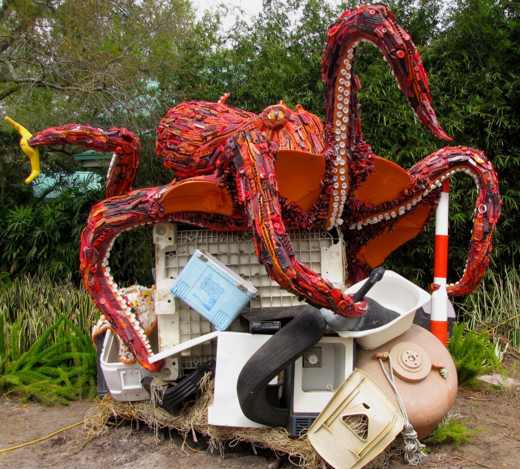 Ocean Debris Art Exhibit at the Smithsonian Zoo