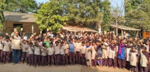 Children at Aaranyak project