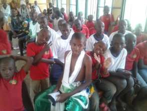 Kids do some performences