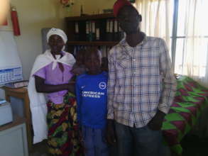 The mother,  david, young bro and stepfather