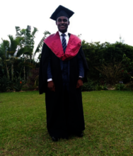 Gratien at his graduation day
