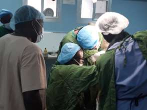 Project trained local team of specialists