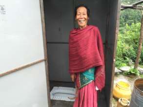 Our pilot latrine in Nepal