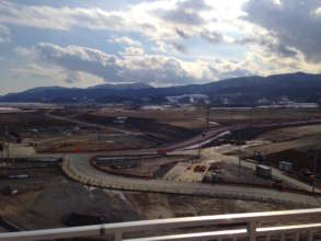 Rikuzentakata city in March 2016