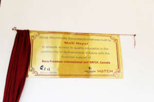 Thank you for making this possible!