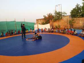 Wrestling session