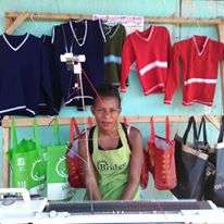 Mary at her enterprise