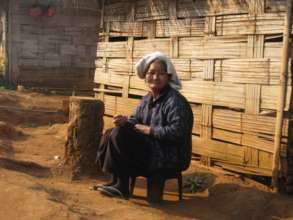 One of the older community residents