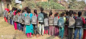 Girls posing for phto