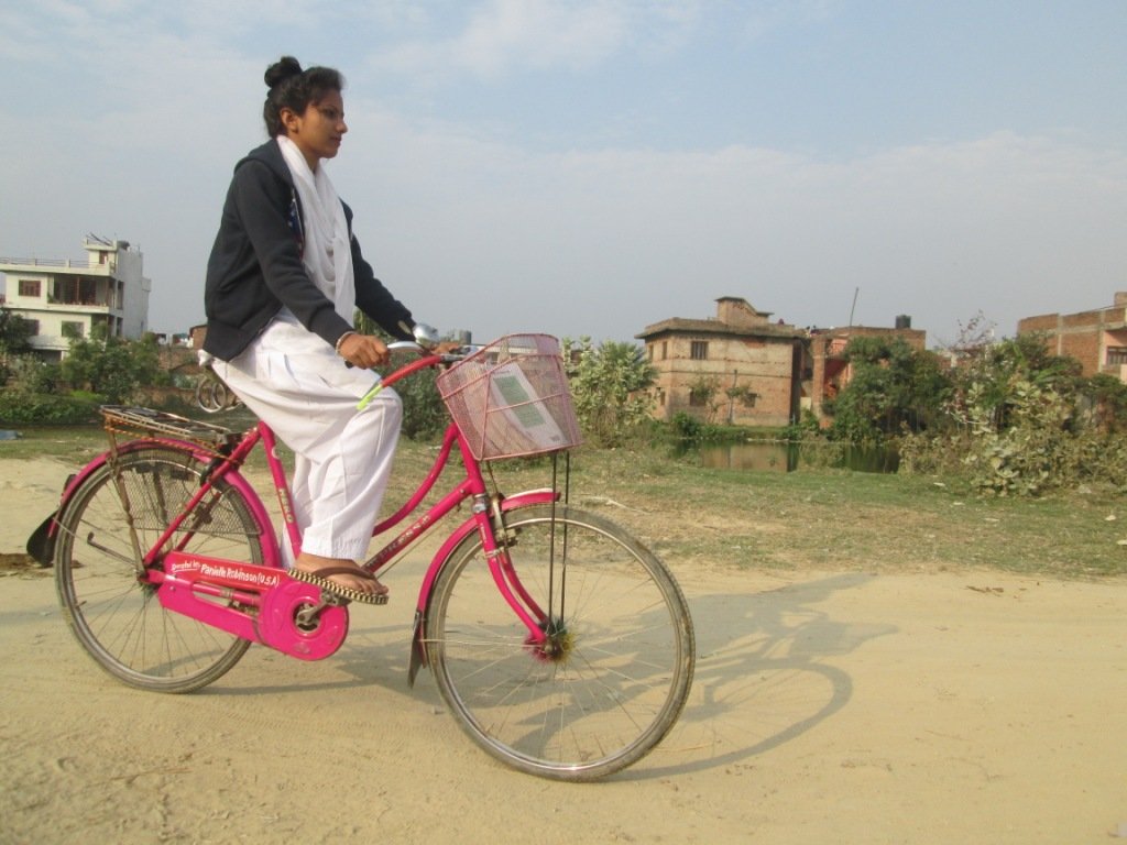 Send a Girl to High School with a Bicycle Gift