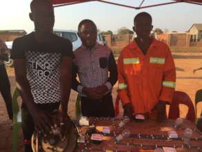 A mechanic and two electricians