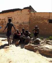 Street children in Lubumbashi