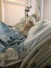 Finn, in ICU after a massive complication