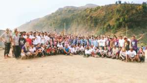 Community gathering with the AHAH team