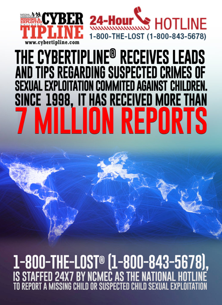 Help fight child abduction and sexual exploitation