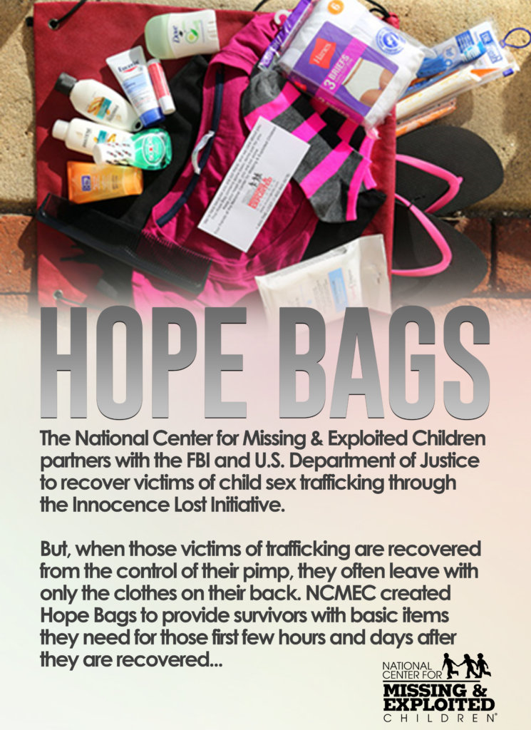 Help fight child abduction and sexual exploitation