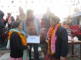 Support for Women of Earthquake Victims in Nepal