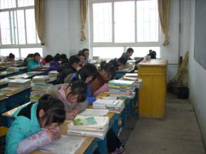 A normal day -- students confined in the classroom