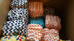 Cloth diapers ready to meet a baby in need