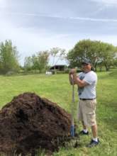 White Earth Nation orchard planting last year
