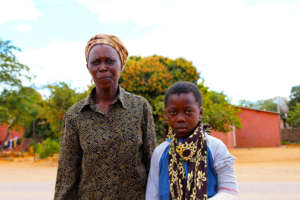 Blessing and his mom, Elizabeth