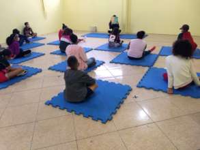 Listening to a story