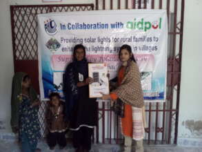 Solar light for poor communities