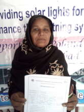 Solar light in rural villages