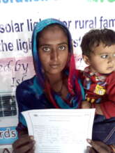 Solar light in rural villages