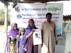 Young girls solar lights