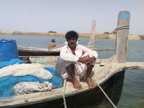 Fisherman needs light at home