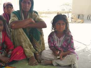 Poor Women Looking solar light