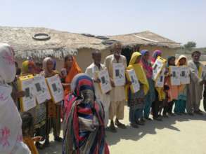 solar light for 23 poor families