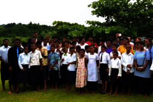 Children at Easter training by Peer Educators