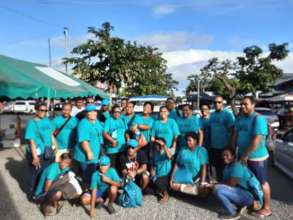 The youth volunteer group trained with Virtues