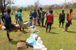 Dividing supplies between the villages