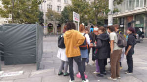 Public space installation - Labyrinth of THB