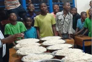 Dinner time at Muko School