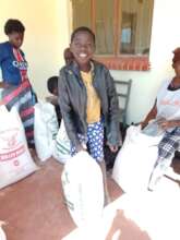 Receiving the food distribution