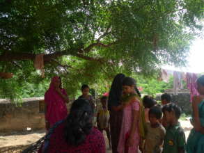 Following up on Sajini in her village