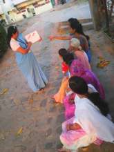 CHWs give antenatal education in the community